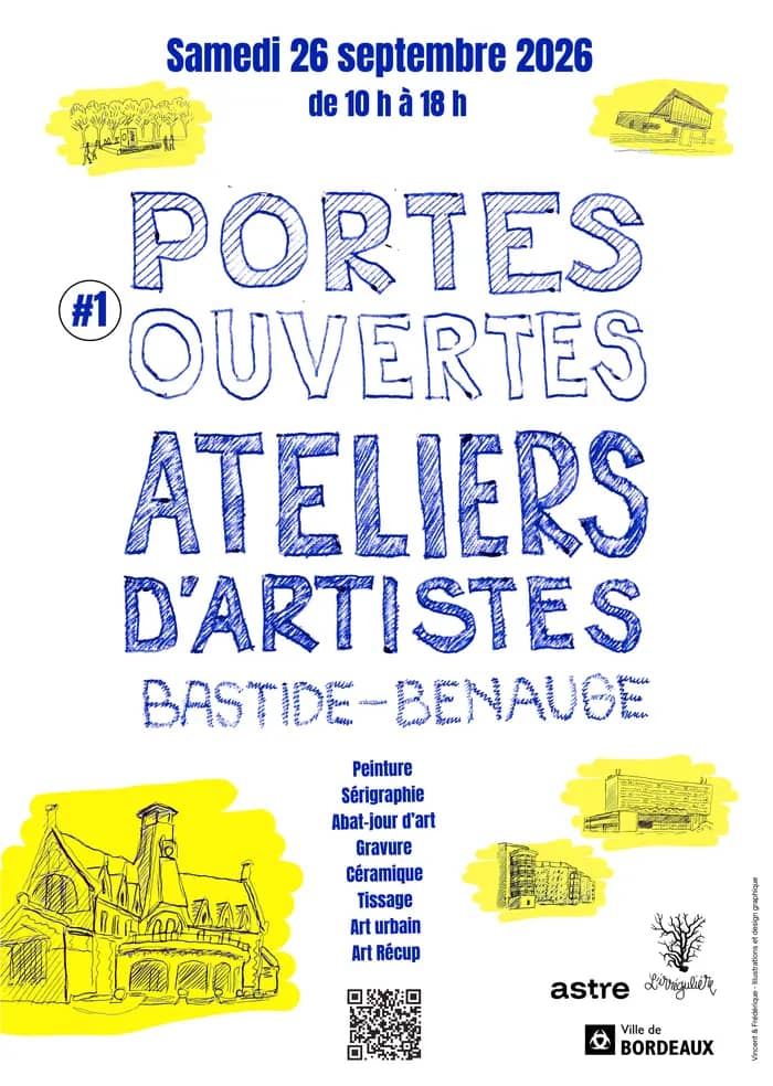 Illustration de l'événement : Portes ouvertes des ateliers d'artistes de Bordeaux Bastide