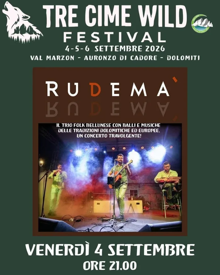 Illustration de l'événement : Concerto di Rudemà a Tre Cime Wild Festival