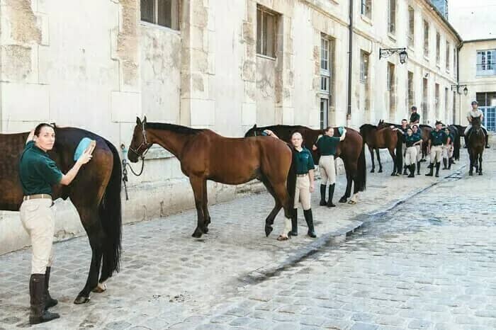 Illustration de l'événement : La section équestre de l'École militaire de Paris : démonstrations