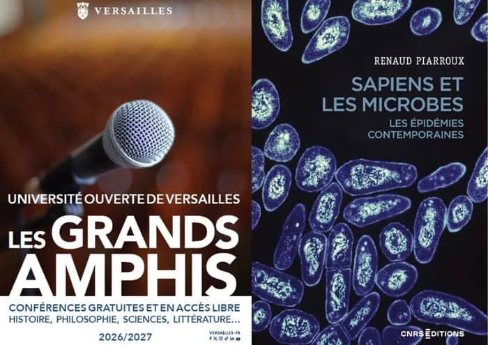 Illustration de l'événement : Les Grands Amphis : " Sapiens et les microbes. Les épidémies contemporaines ".