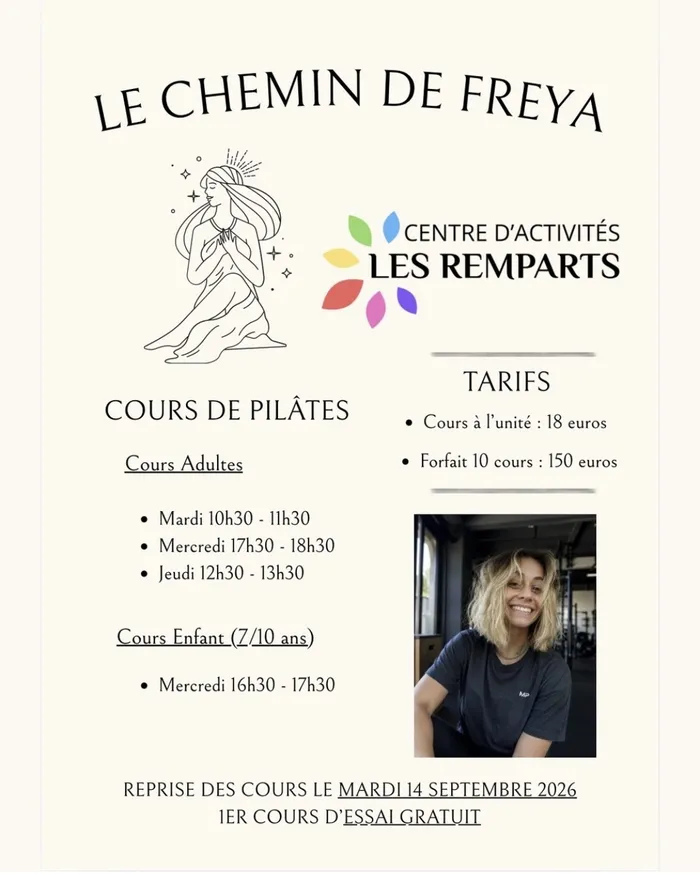 Illustration de l'événement : Le chemin de Freya - Cours de pilâtes