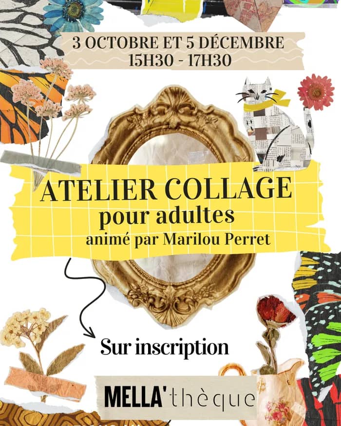 Illustration de l'événement : Atelier collages avec Marilou Perret