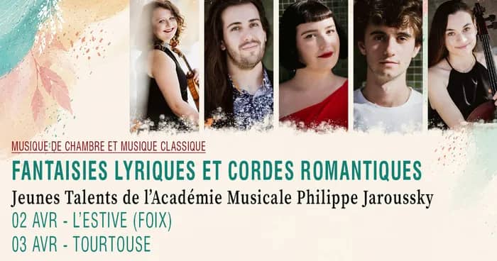 Illustration de l'événement : Fantaisies lyriques et cordes romantiques - Jeunes Talents de l’Académie Musicale Philippe Jaroussky