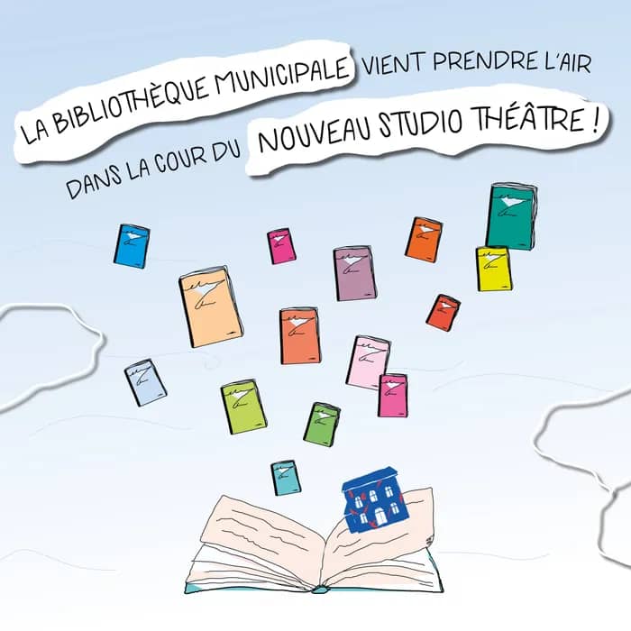 Illustration de l'événement : La bibliothèque prend l'air