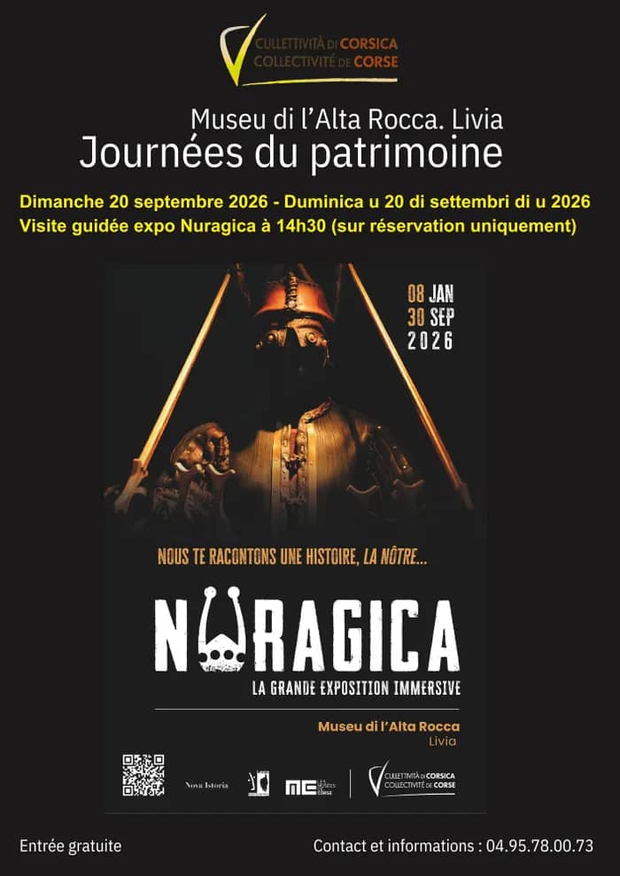 Illustration de l'événement : Visite guidée de l'exposition immersive Nuragica