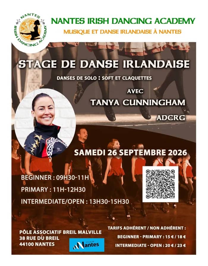 Illustration de l'événement : Stage de danse irlandaise
