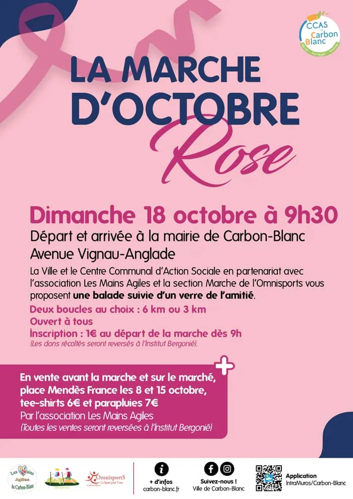 Illustration de l'événement : MARCHE POUR OCTOBRE ROSE
