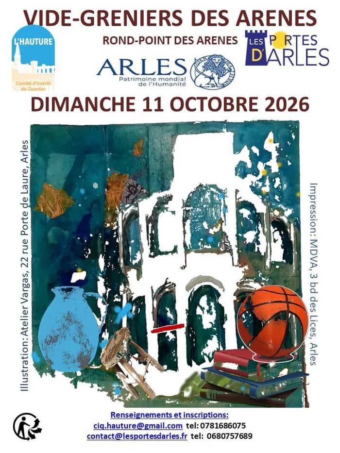 Illustration de l'événement : Vide-greniers des Arènes