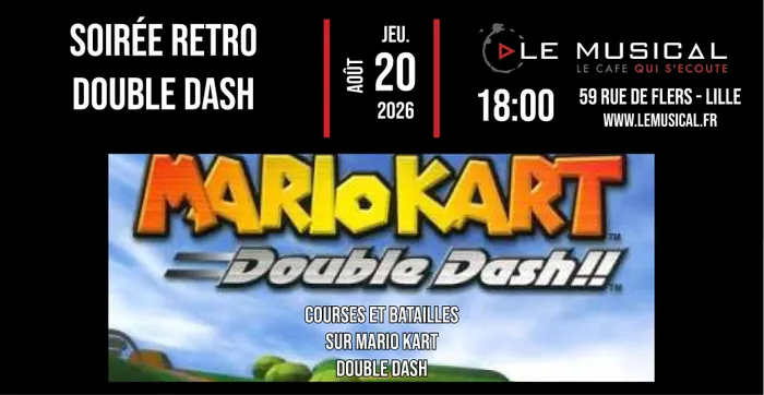 Illustration de l'événement : Soirée retro gaming special Mario Kart Double Dash