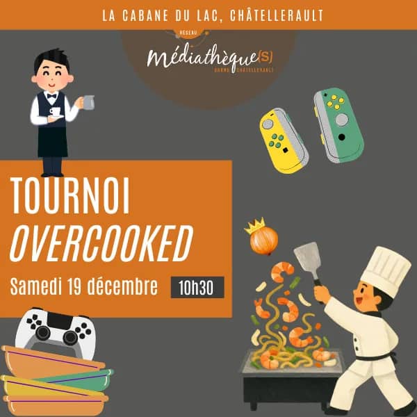 Illustration de l'événement : Tournoi Overcooked