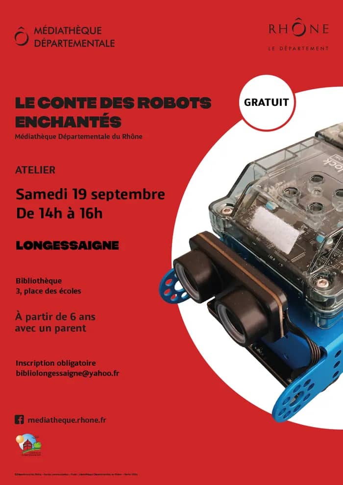 Illustration de l'événement : Atelier le conte des robots enchantés