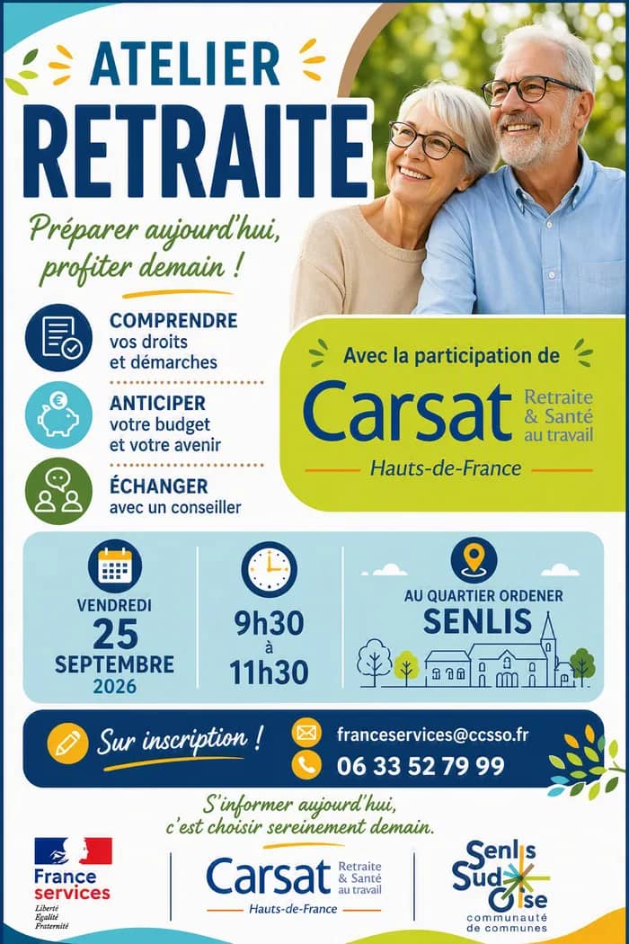 Illustration de l'événement : Venez préparer votre retraite
