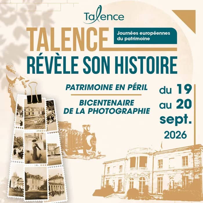 Illustration de l'événement : Journées européennes du patrimoine : Talence révèle son histoire