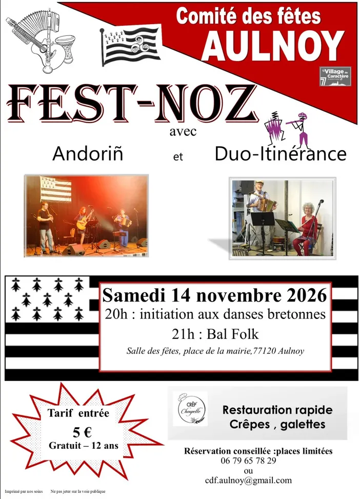 Illustration de l'événement : Fest noz d'Aulnoy