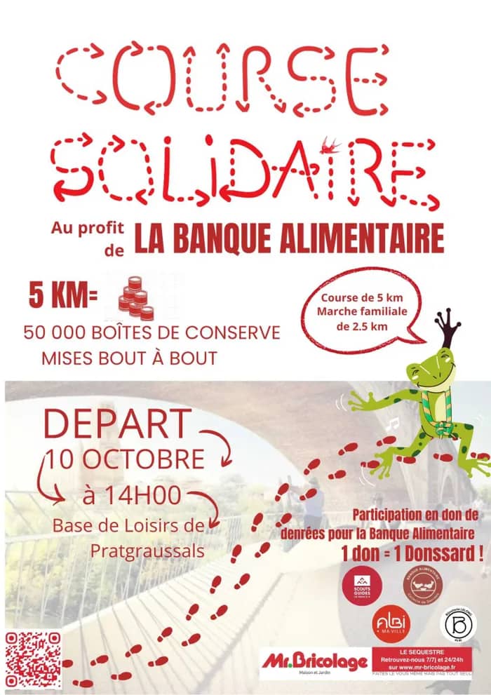 Illustration de l'événement : Course solidaire - Banque alimentaire