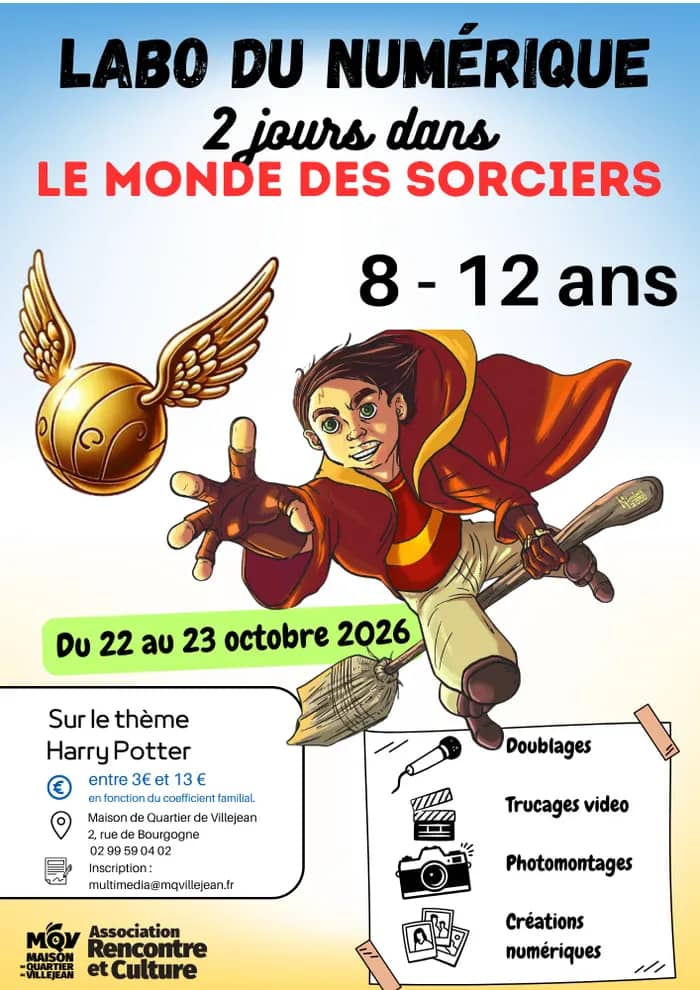 Illustration de l'événement : Deux jours dans le monde des sorciers !