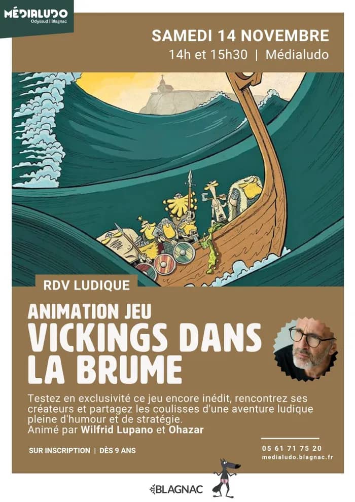 Illustration de l'événement : Animation jeu "Vikings dans la brume - samedi 14 novembre