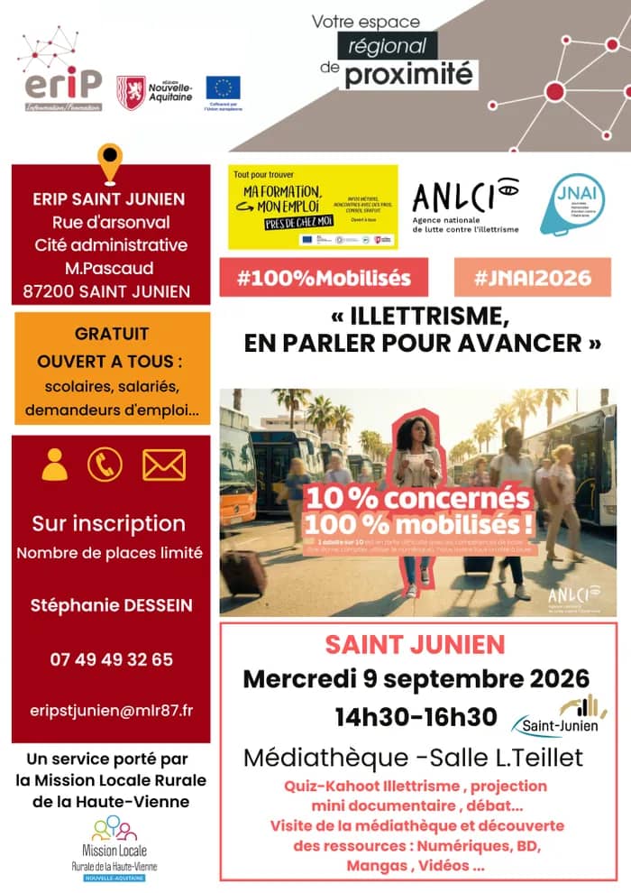 Illustration de l'événement : Illettrisme, en parler pour avancer.