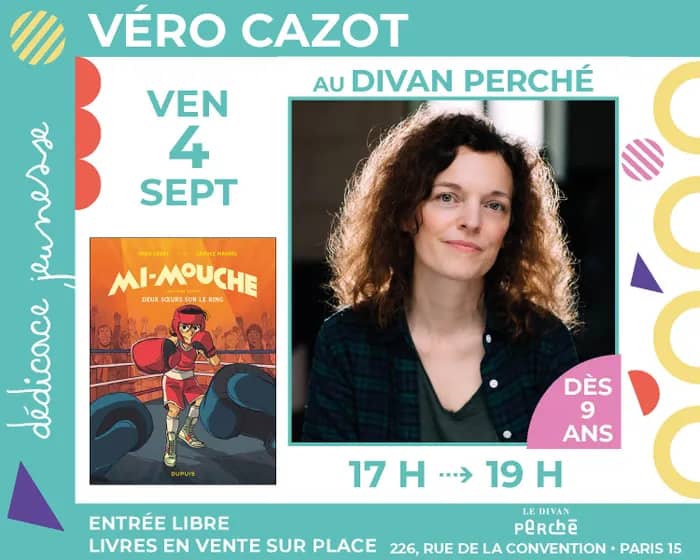 Illustration de l'événement : Jeunesse : Véro Cazot dédicace « Mi-Mouche »