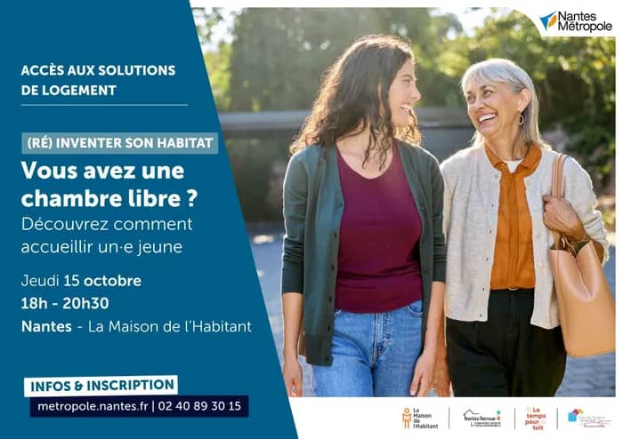 Illustration de l'événement : Vous avez une chambre libre ? Découvrez comment accueillir un·e jeune