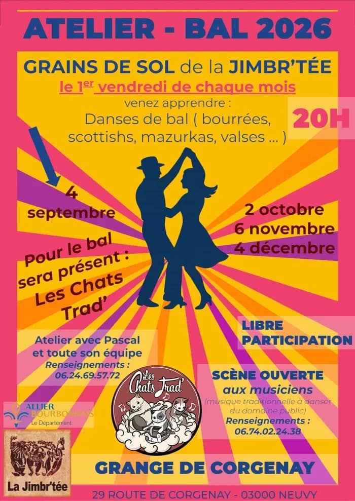 Illustration de l'événement : Atelier-Bal de La Jimbr'tée