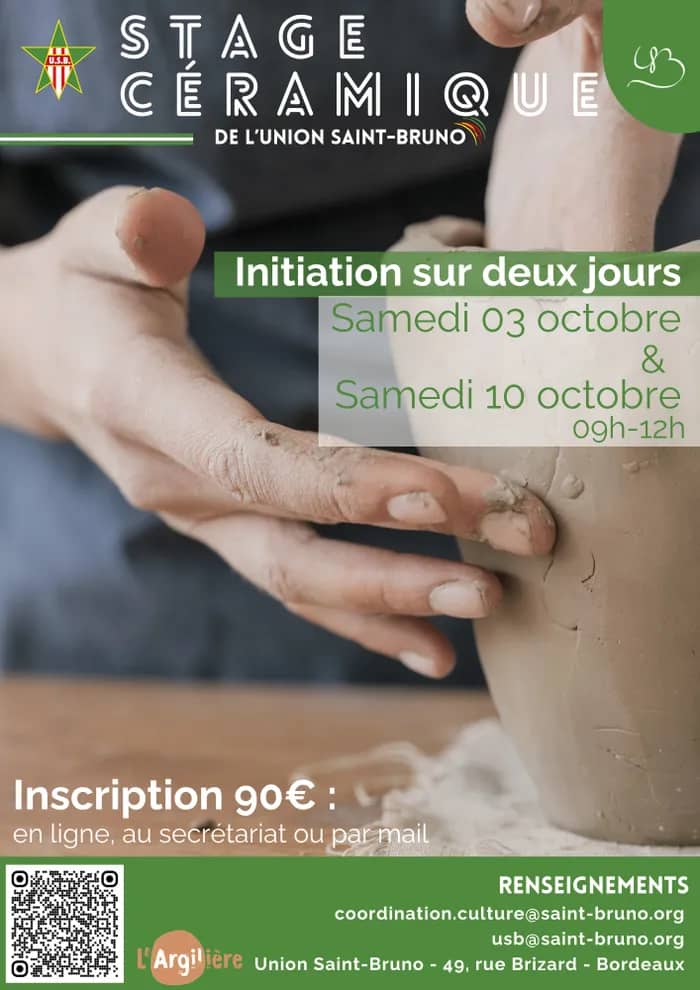 Illustration de l'événement : Stage initiation Céramique