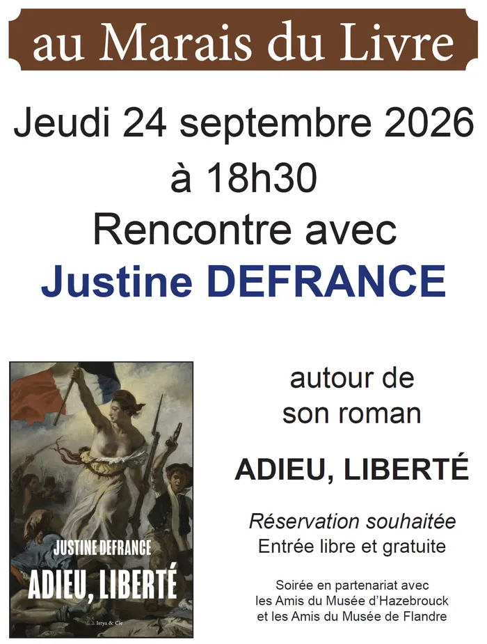 Illustration de l'événement : Rencontre avec Justine DEFRANCE