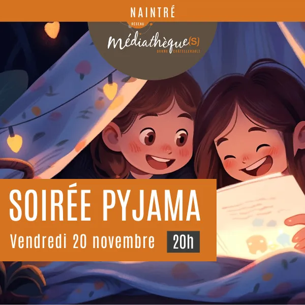 Illustration de l'événement : Soirée pyjama : heure du conte