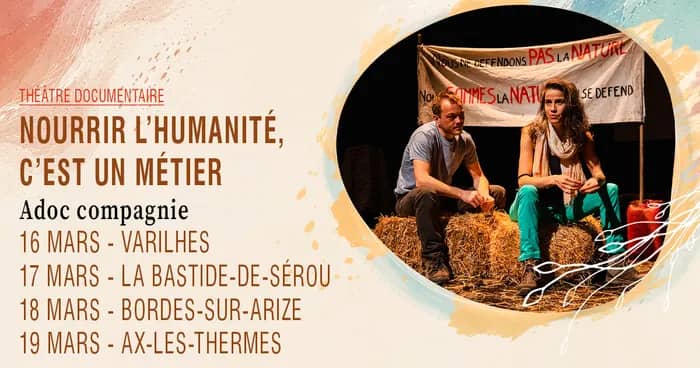 Illustration de l'événement : Nourrir l’humanité, c’est un métier · Adoc compagnie