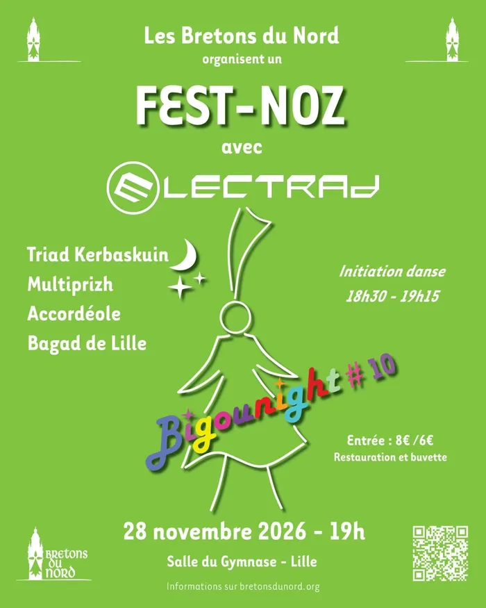 Illustration de l'événement : Bigounight 10, le Fest-Noz des Bretons