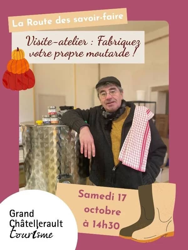 Illustration de l'événement : Visite-atelier : Fabriquez votre propre moutarde !