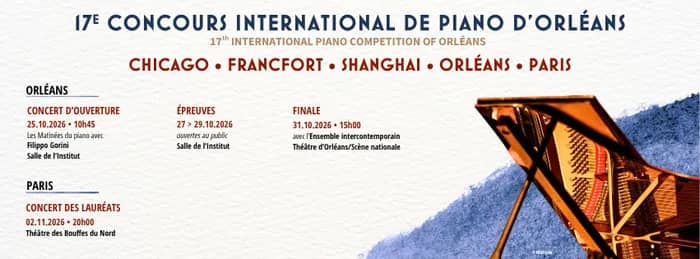 Illustration de l'événement : 17e Concours international de piano d’Orléans