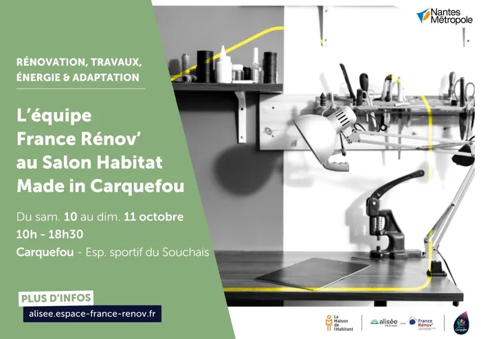 Illustration de l'événement : L’équipe France Rénov’ au salon Habitat Made in Carquefou