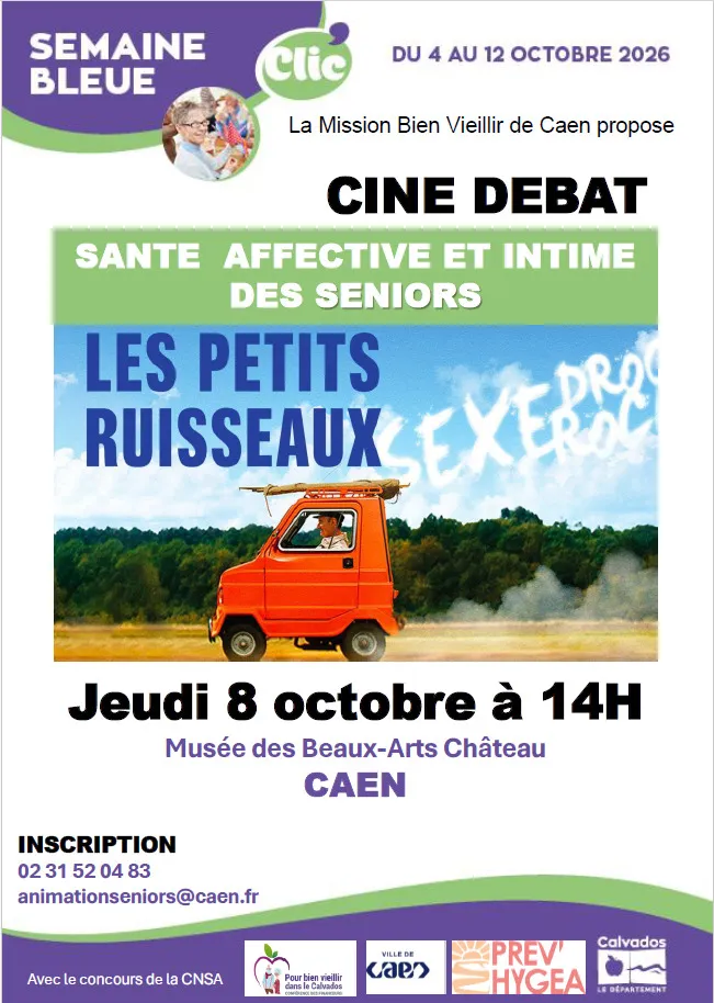 Illustration de l'événement : CINE DEBAT : SANTE AFFECTIVE ET INTIME DES SENIORS