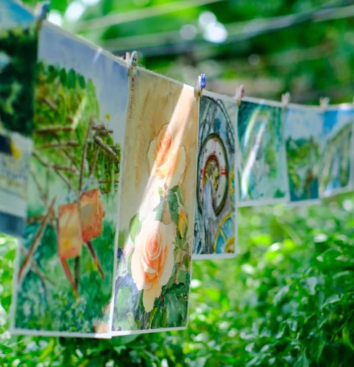 Illustration de l'événement : Atelier créatif : Carte postale & aquarelle