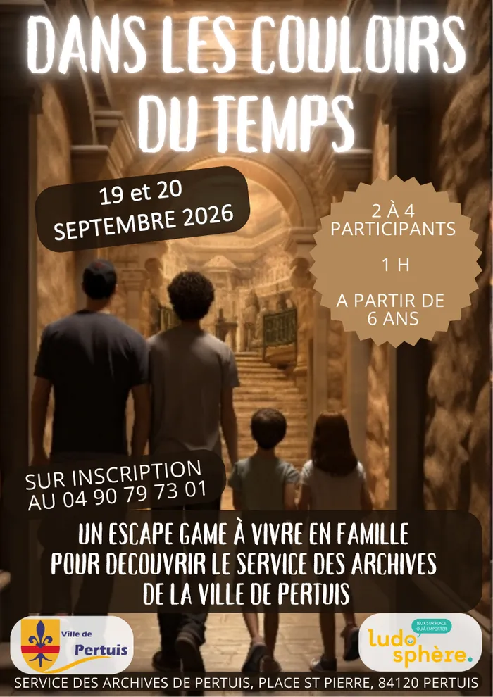 Illustration de l'événement : Escape game Dans les Couloirs du temps