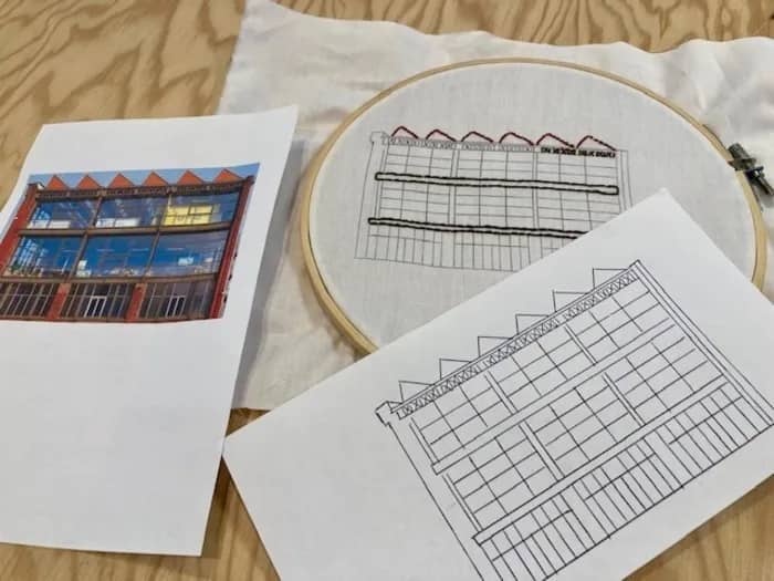 Illustration de l'événement : Une architecture brodée