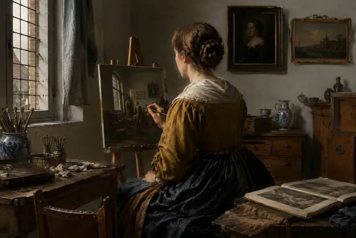 Illustration de l'événement : Artistes femmes en Europe du Nord à l'époque de Rembrandt et Vermeer