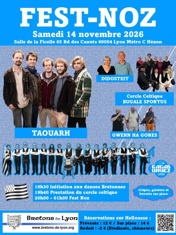 Illustration de l'événement : Fest Noz des bretons de Lyon 2026