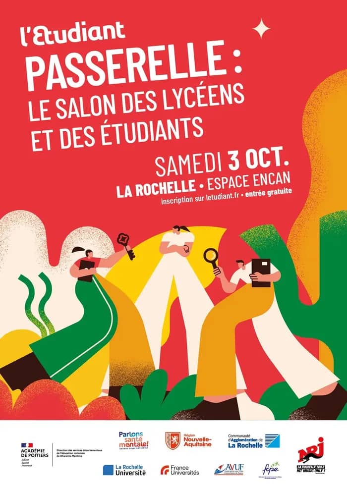 Illustration de l'événement : Passerelle : le salon des lycéens et des étudiants organisé par "l'Etudiant"