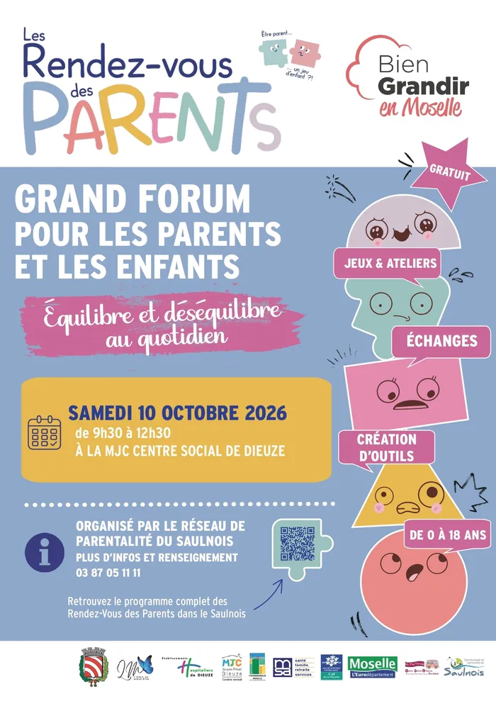 Illustration de l'événement : Forum : équilibre / déséquilibre dans l'enfance !