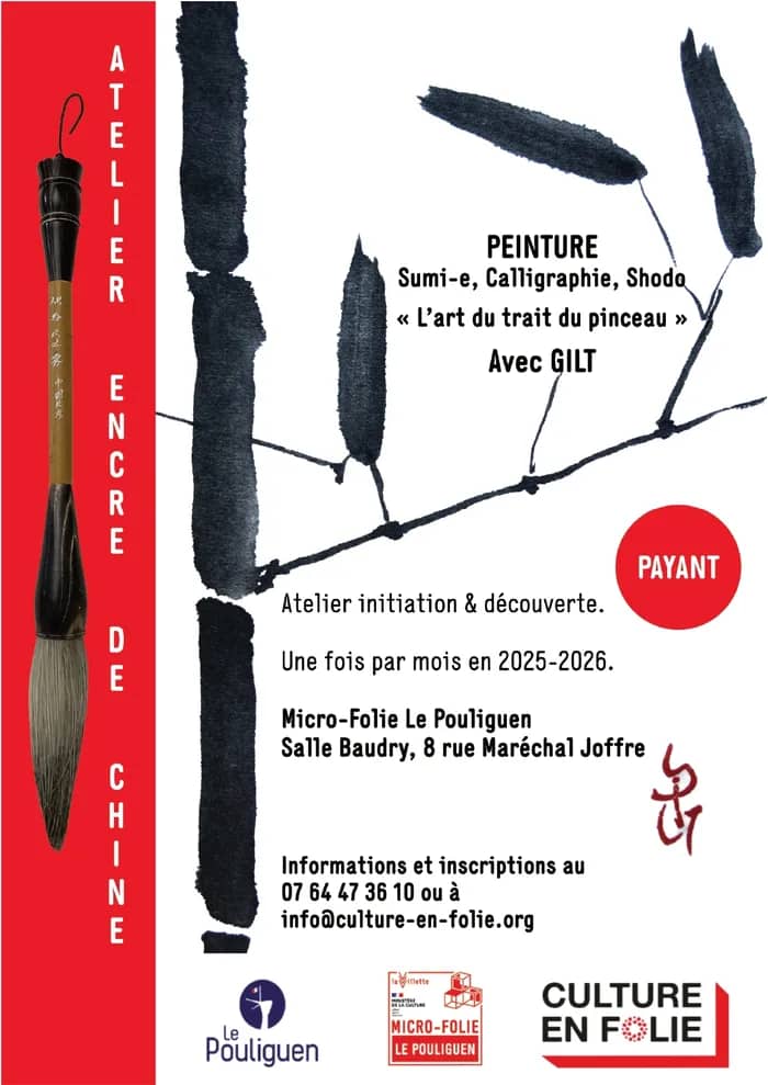 Illustration de l'événement : Atelier encre de chine