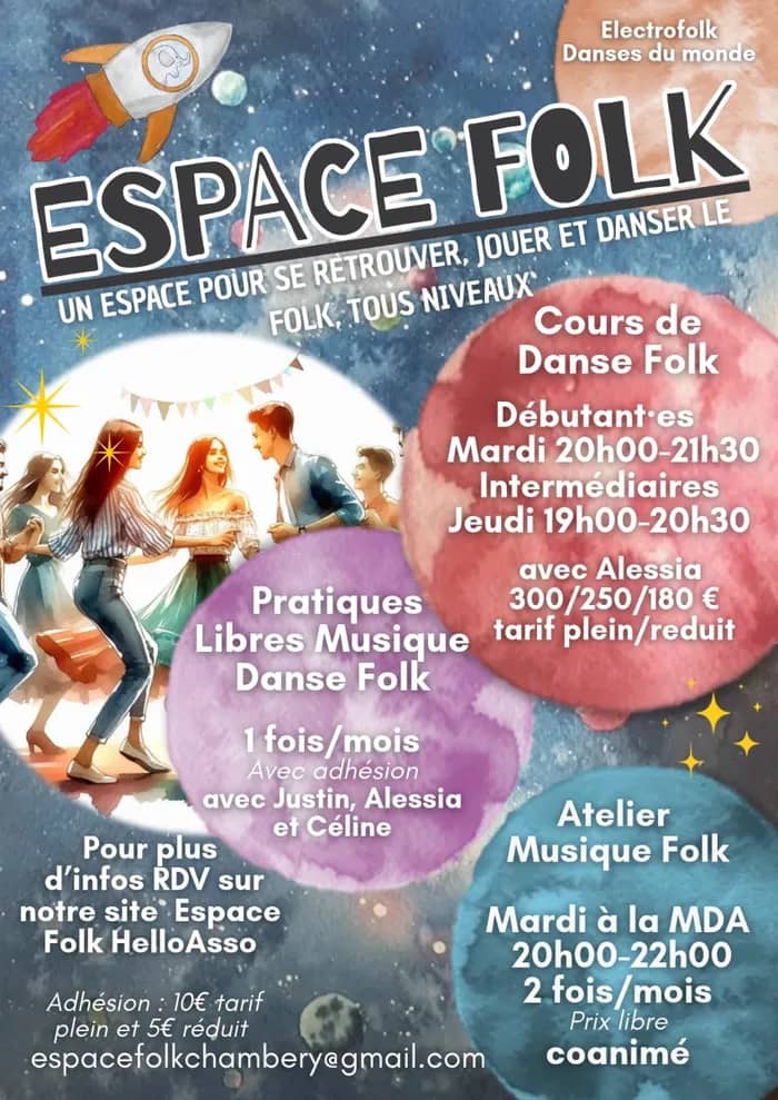 Illustration de l'événement : Pratique libre Danses Folk et danses du monde