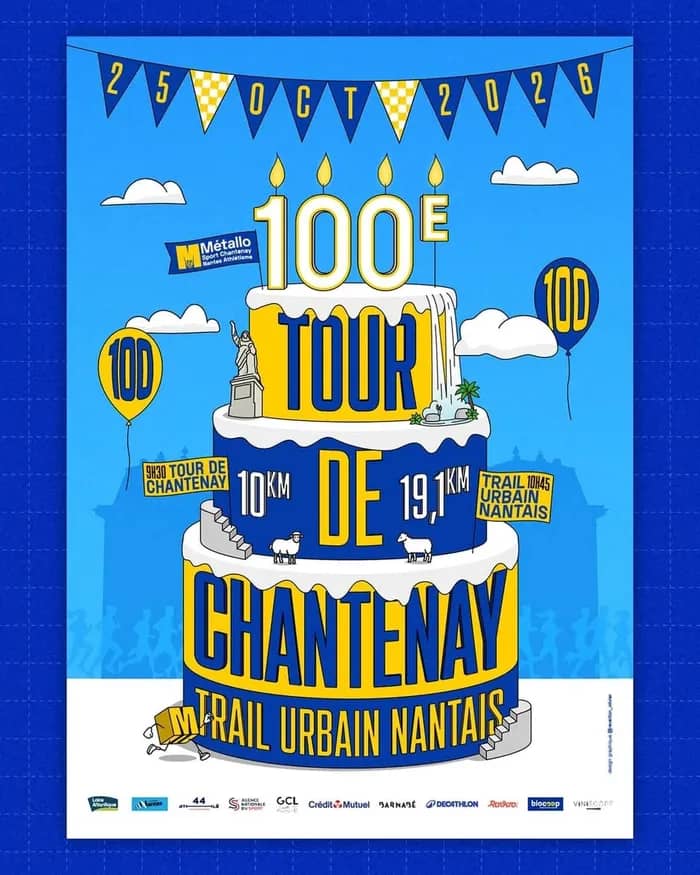 Illustration de l'événement : Trail Urbain Nantais - 100e Tour de Chantenay