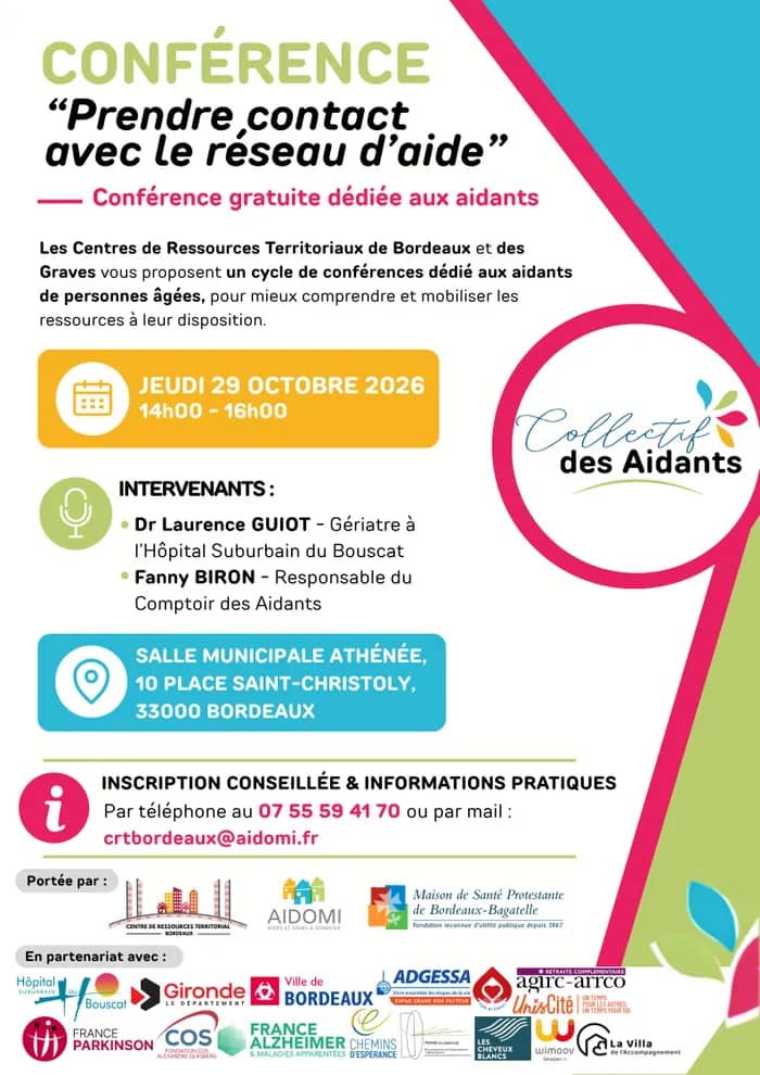 Illustration de l'événement : Conférence "Prendre contact avec le réseau d'aide"