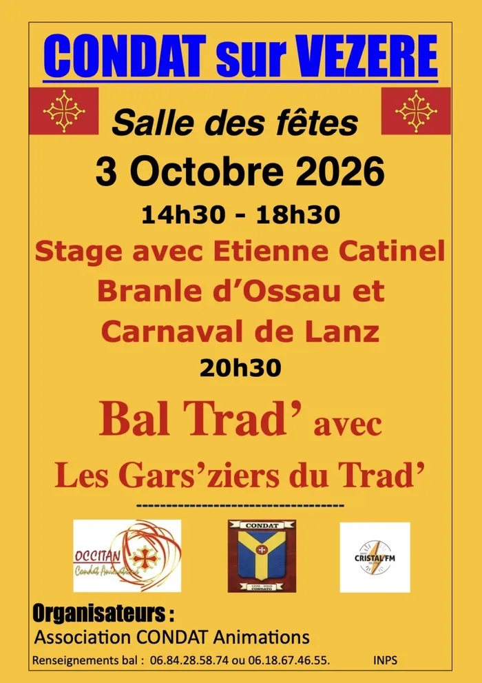 Illustration de l'événement : Stage et bal trad