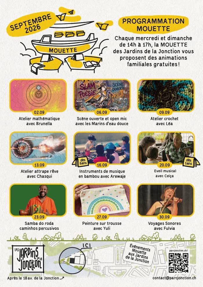Illustration de l'événement : Programmation familles aux Jardins de la Jonction