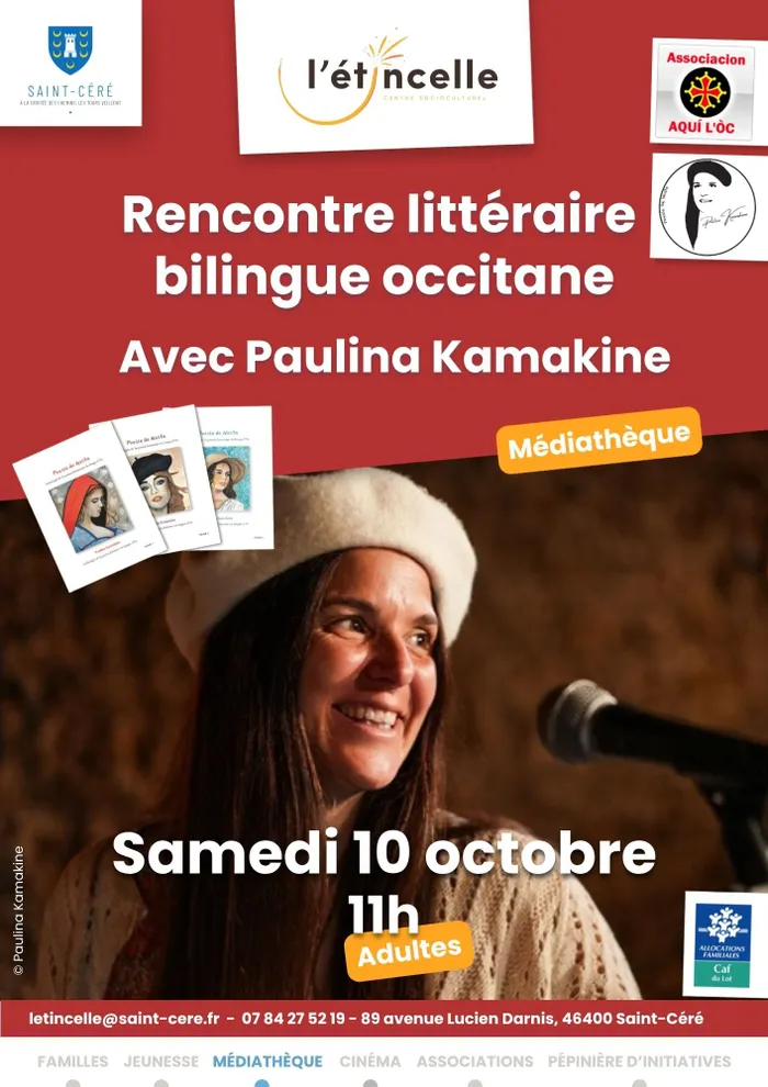 Illustration de l'événement : Rencontre littéraire avec Paulina Kamakine