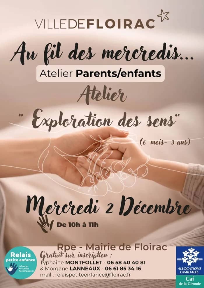 Illustration de l'événement : Atelier parents enfants "Exploration des sens"