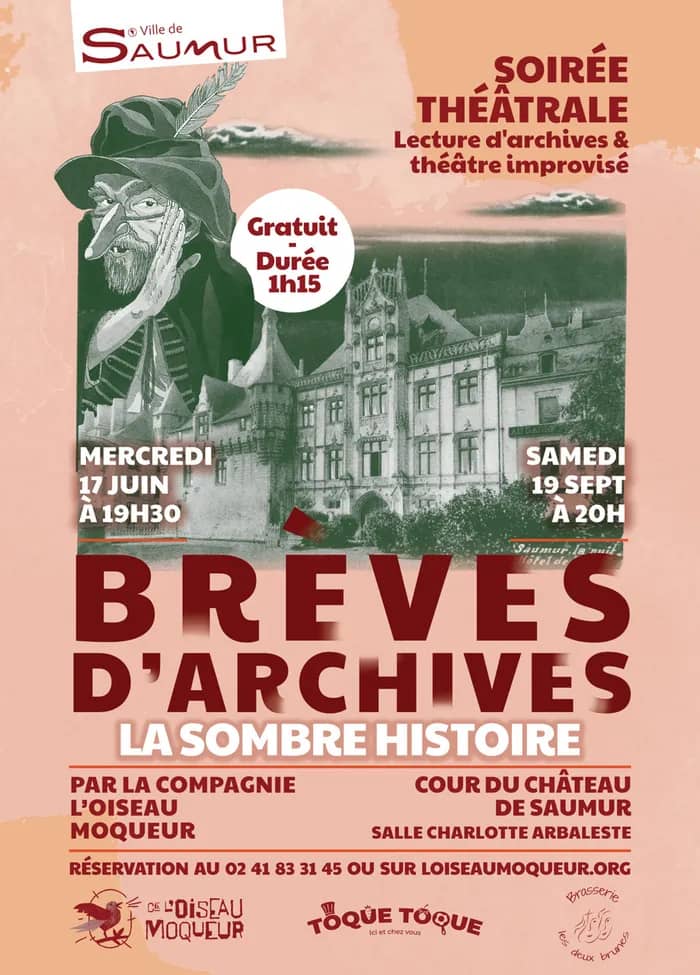 Illustration de l'événement : Archives communautaires et municipales de Saumur